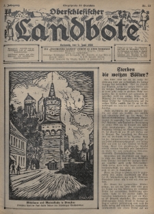 Oberschlesischer Landbote. 1934, nr 23