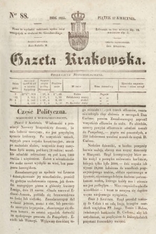 Gazeta Krakowska. 1835, nr 88