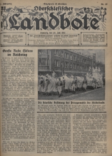 Oberschlesischer Landbote. 1934, nr 29