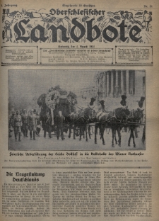 Oberschlesischer Landbote. 1934, nr 31