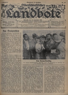 Oberschlesischer Landbote. 1934, nr 38