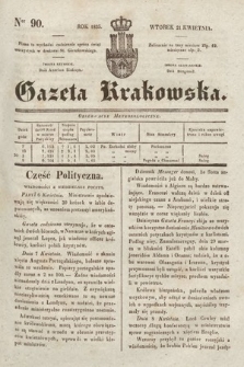 Gazeta Krakowska. 1835, nr 90
