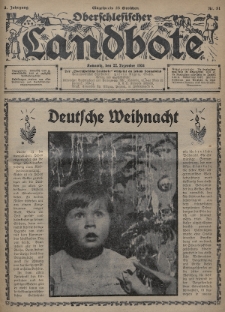 Oberschlesischer Landbote. 1934, nr 51