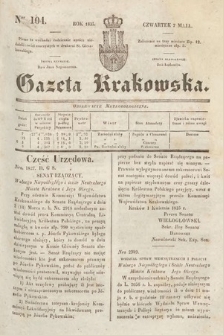 Gazeta Krakowska. 1835, nr 104
