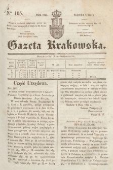 Gazeta Krakowska. 1835, nr 105