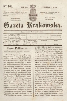 Gazeta Krakowska. 1835, nr 109