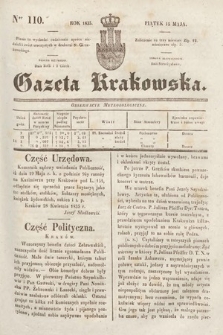 Gazeta Krakowska. 1835, nr 110