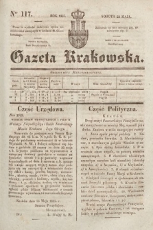 Gazeta Krakowska. 1835, nr 117