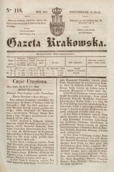 Gazeta Krakowska. 1835, nr 118