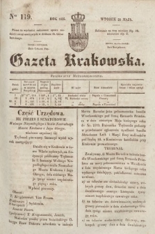 Gazeta Krakowska. 1835, nr 119