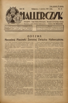 Hallerczyk : Organ Związku Hallerczyków. R. 3, 1925, nr 11