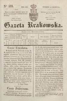 Gazeta Krakowska. 1835, nr 135