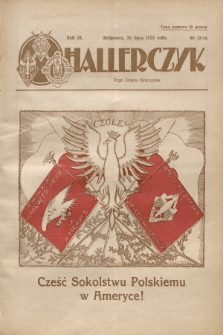 Hallerczyk : Organ Związku Hallerczyków. R. 3, 1925, nr 13-14