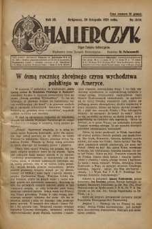Hallerczyk : Organ Związku Hallerczyków. R. 3, 1925, nr 18/19