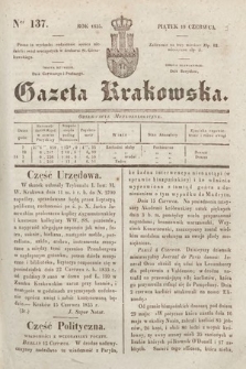 Gazeta Krakowska. 1835, nr 137