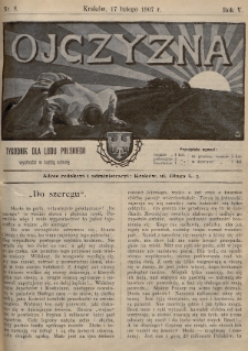 Ojczyzna : tygodnik dla ludu polskiego. 1907, nr 8