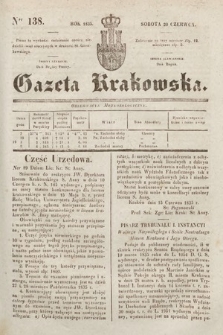 Gazeta Krakowska. 1835, nr 138
