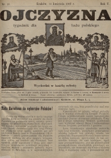 Ojczyzna : tygodnik dla ludu polskiego. 1907, nr 16