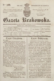 Gazeta Krakowska. 1835, nr 139