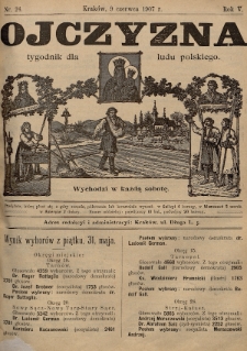 Ojczyzna : tygodnik dla ludu polskiego. 1907, nr 24