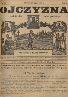 Ojczyzna : tygodnik dla ludu polskiego. 1907, nr 31