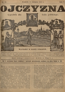 Ojczyzna : tygodnik dla ludu polskiego. 1907, nr 33