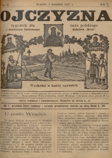 Ojczyzna : tygodnik dla ludu polskiego. 1907, nr 37