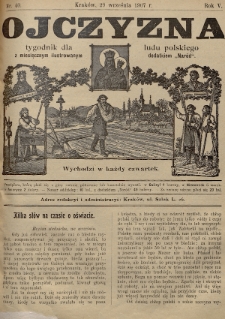 Ojczyzna : tygodnik dla ludu polskiego. 1907, nr 40