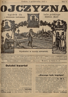 Ojczyzna : tygodnik dla ludu polskiego. 1907, nr 41