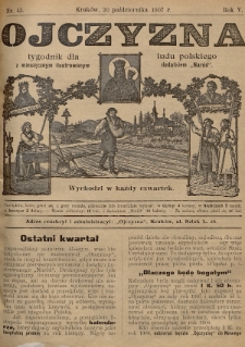 Ojczyzna : tygodnik dla ludu polskiego. 1907, nr 43