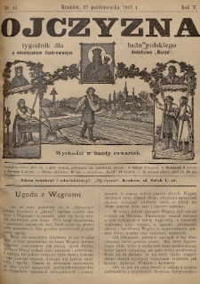 Ojczyzna : tygodnik dla ludu polskiego. 1907, nr 44