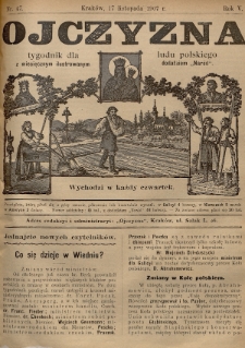 Ojczyzna : tygodnik dla ludu polskiego. 1907, nr 47