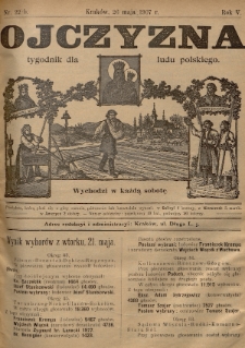 Ojczyzna : tygodnik dla ludu polskiego. 1907, nr 22 b.