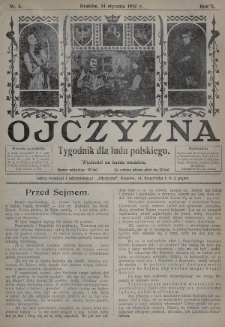 Ojczyzna : tygodnik dla ludu polskiego. 1912, nr 3