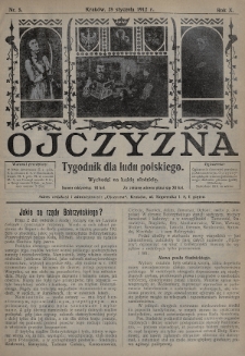 Ojczyzna : tygodnik dla ludu polskiego. 1912, nr 5