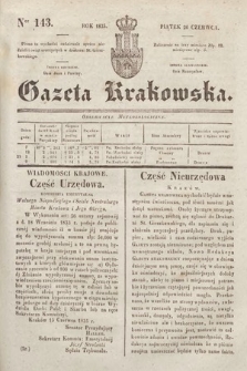 Gazeta Krakowska. 1835, nr 143
