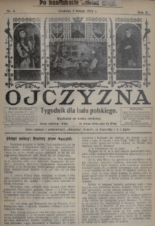 Ojczyzna : tygodnik dla ludu polskiego. 1912, nr 6 (po konfiskacie nakład drugi)