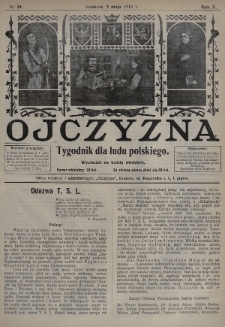 Ojczyzna : tygodnik dla ludu polskiego. 1912, nr 19