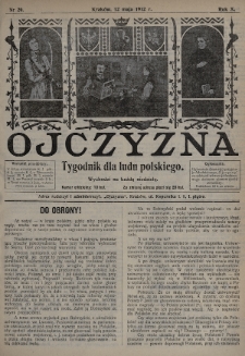 Ojczyzna : tygodnik dla ludu polskiego. 1912, nr 20