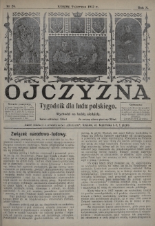 Ojczyzna : tygodnik dla ludu polskiego. 1912, nr 24