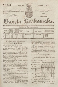 Gazeta Krakowska. 1835, nr 146