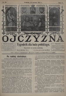 Ojczyzna : tygodnik dla ludu polskiego. 1912, nr 26