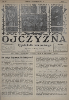 Ojczyzna : tygodnik dla ludu polskiego. 1912, nr 27