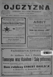 Ojczyzna : tygodnik dla ludu polskiego. 1912, nr 44