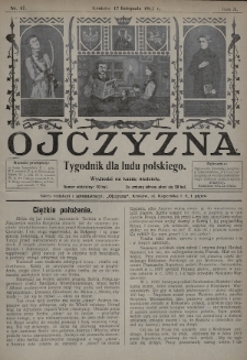 Ojczyzna : tygodnik dla ludu polskiego. 1912, nr 47