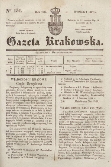 Gazeta Krakowska. 1835, nr 151