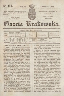 Gazeta Krakowska. 1835, nr 153