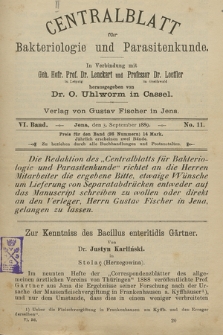 Zur Kenntniss des Bacillus enteritidis Gärtner