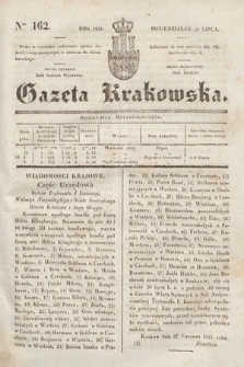 Gazeta Krakowska. 1835, nr 162