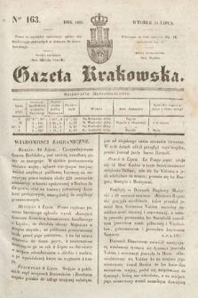 Gazeta Krakowska. 1835, nr 163